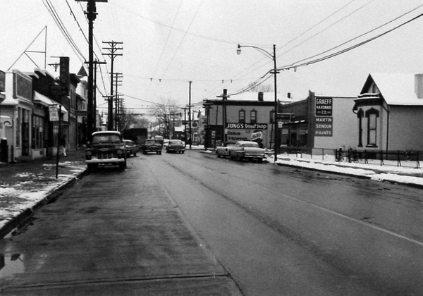 Jung's Donuts/Carl's Body Shop, Wayne 1959